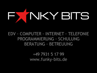 EDV Computer Webdesign Software Hardware Beratung Programmierung Alternativen Homepage WebSite Funky Bits